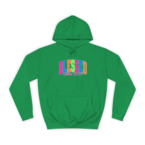 Blessed College AWDIS Hoodie Colorful Blessed Christian Campus Pullover