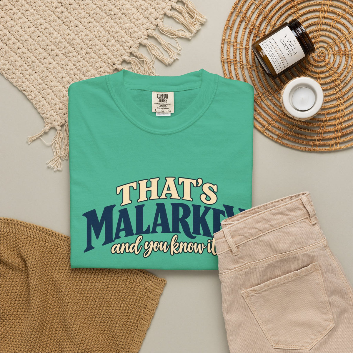 Thats Malarkey and you know it T Shirt | Slang Tee