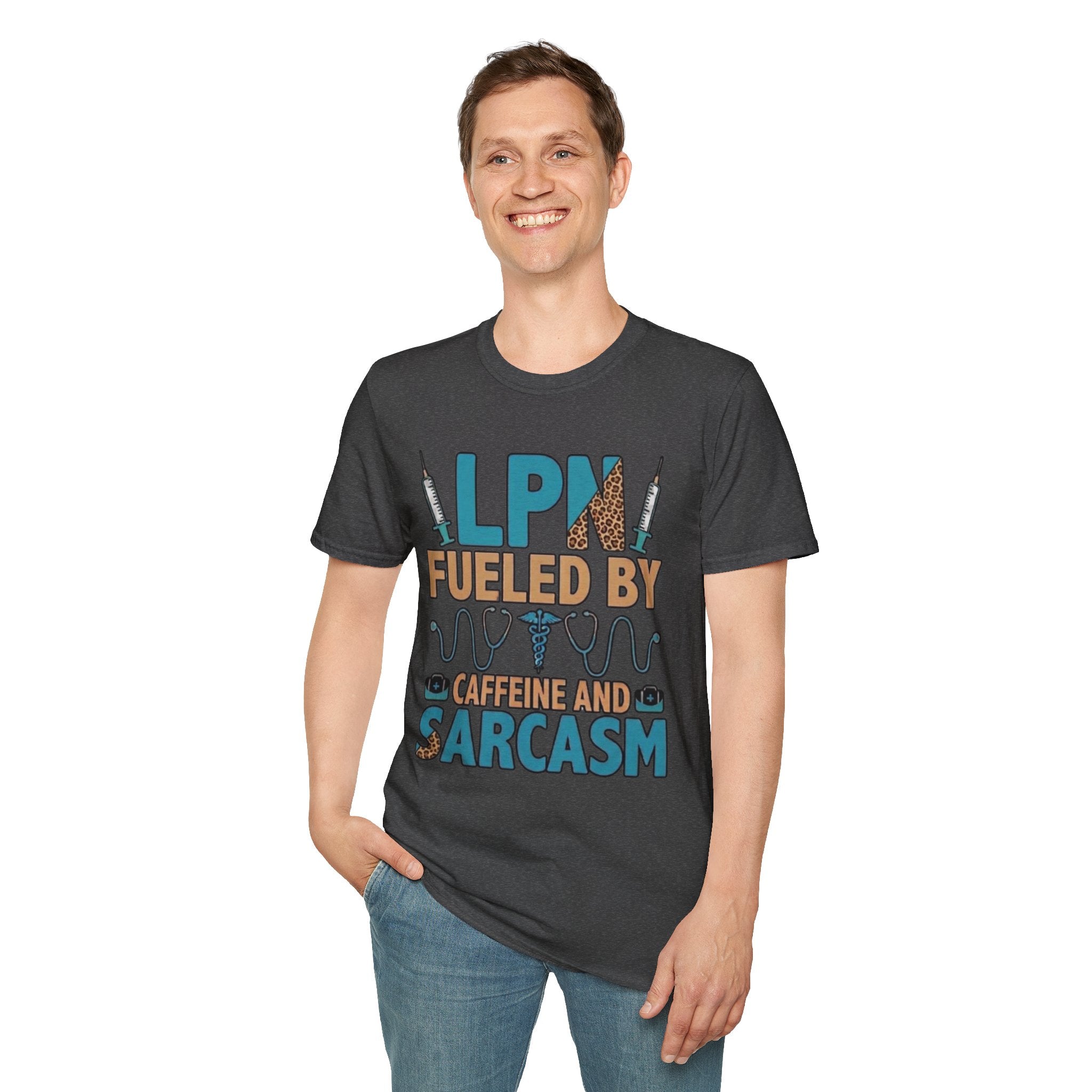 LPN Fueled By Caffeine & Sarcasm T‑Shirt