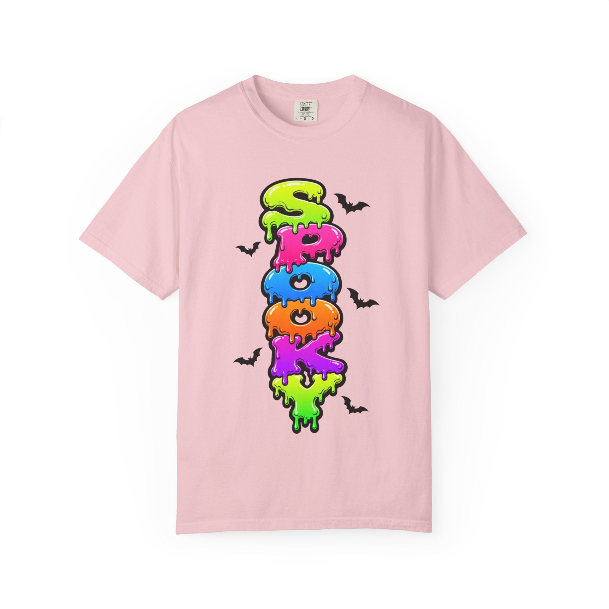 Spooky Colorful Spook Drippy Halloween T Shirt