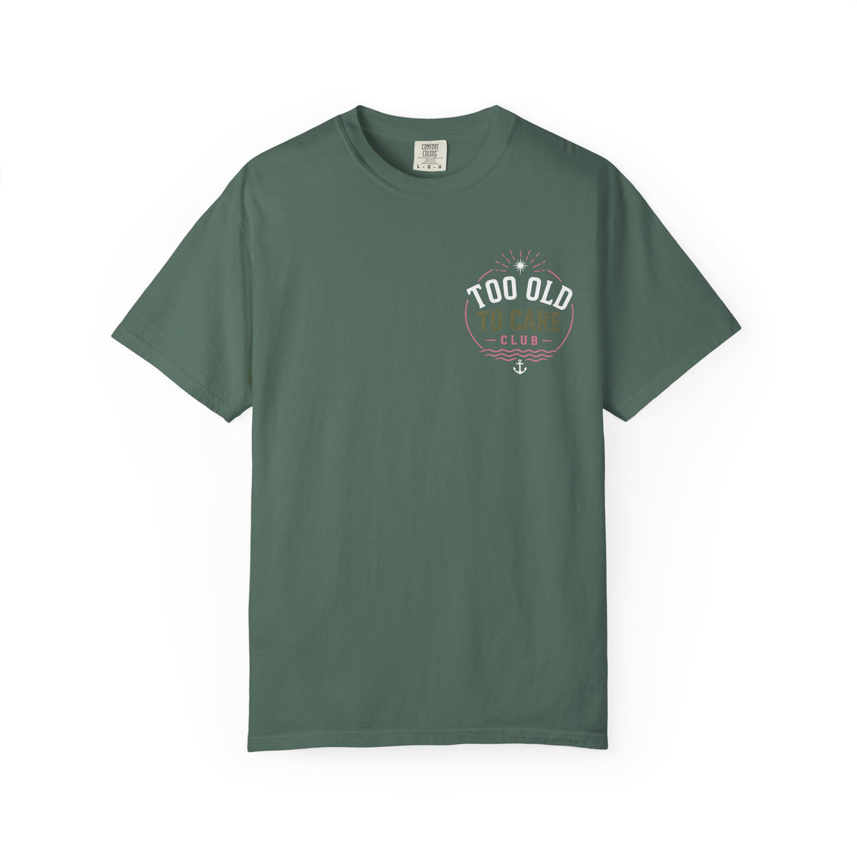 Tee Shirt Too Old to Care Beach Vintage Graphic Tee