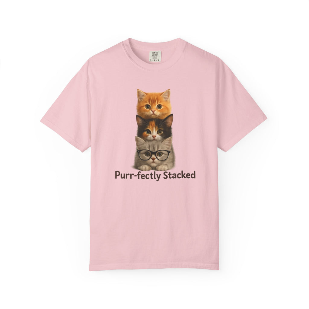 Purr fectly Stacked Cat T Shirt