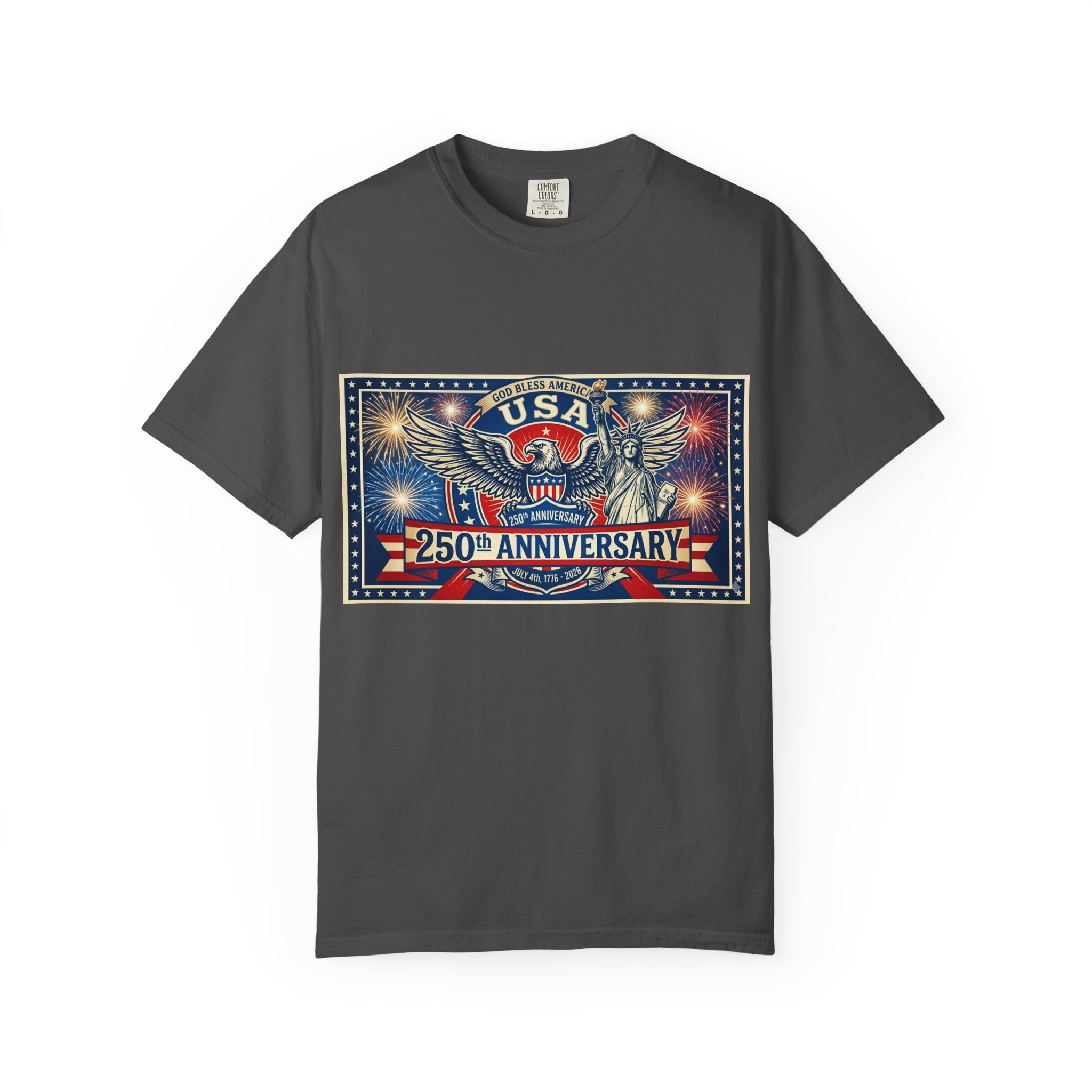 USA Eagle 250th Anniversary T-Shirt | Patriotic Independence Day Design
