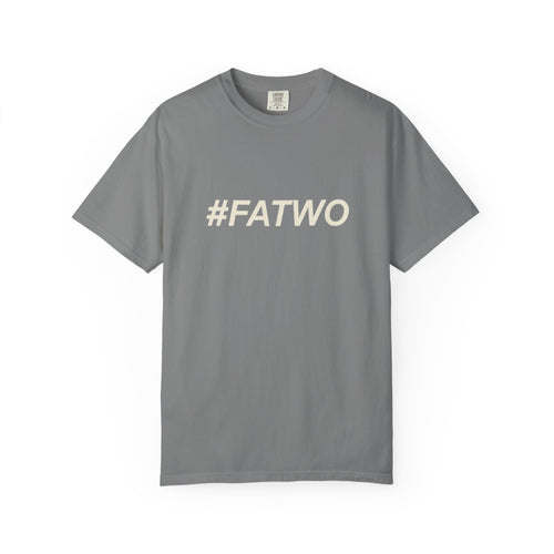 FATWO Graphic T Shirt Bold Hashtag Statement Tee