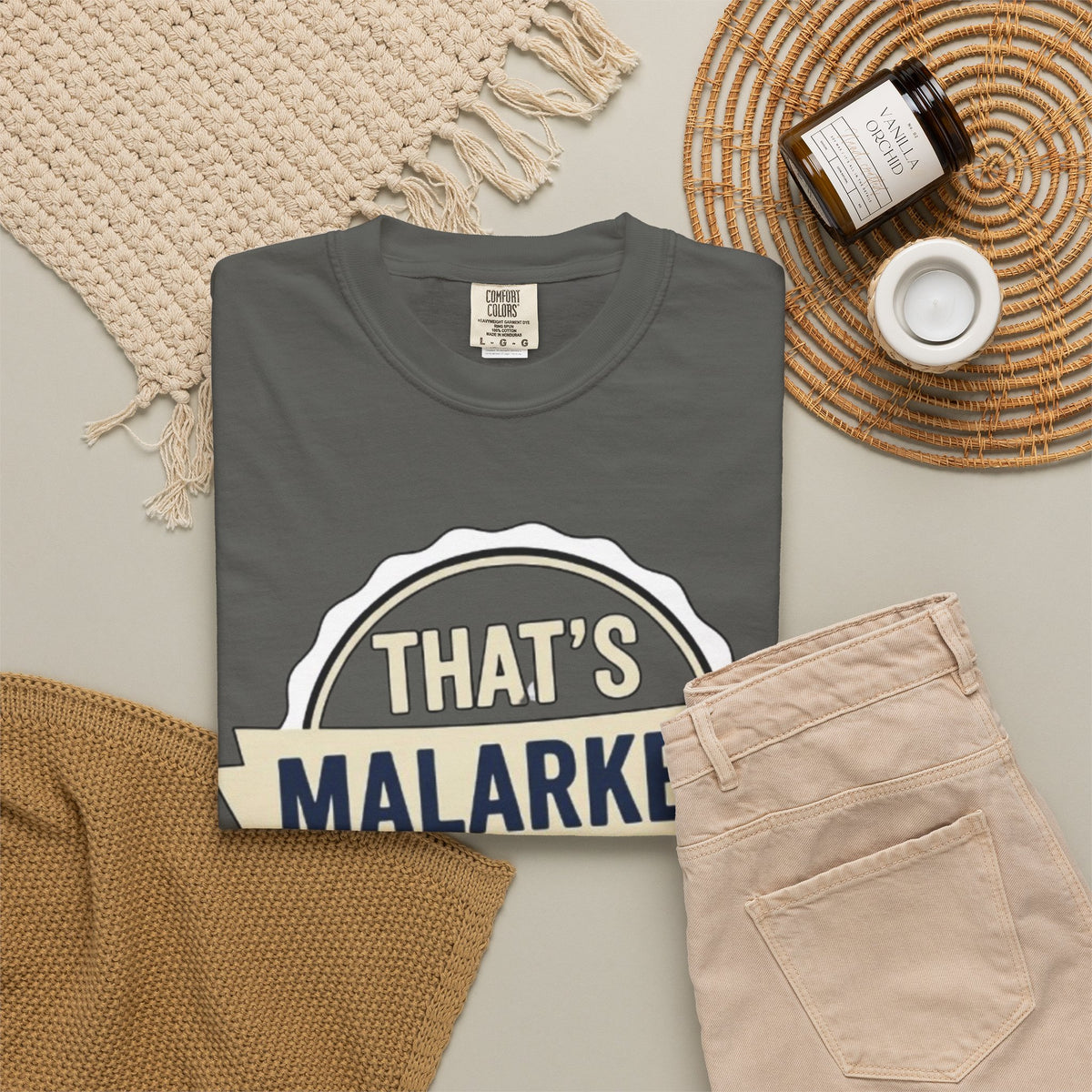 That’s Malarkey T-Shirt Vintage Badge Graphic Tee