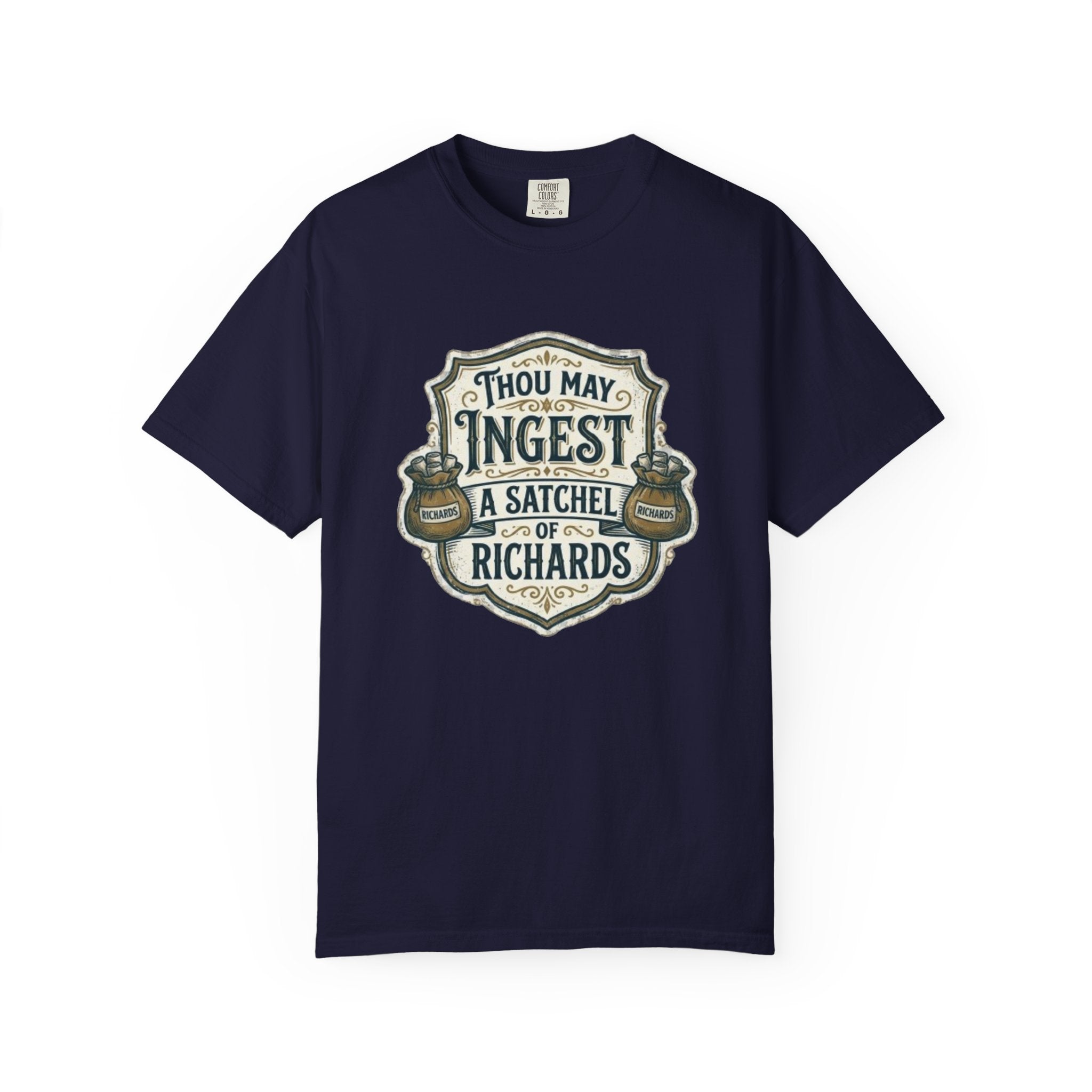 Tee Shirt Thou May Ingest a Satchel of Richards Vintage Apothecary Graphic