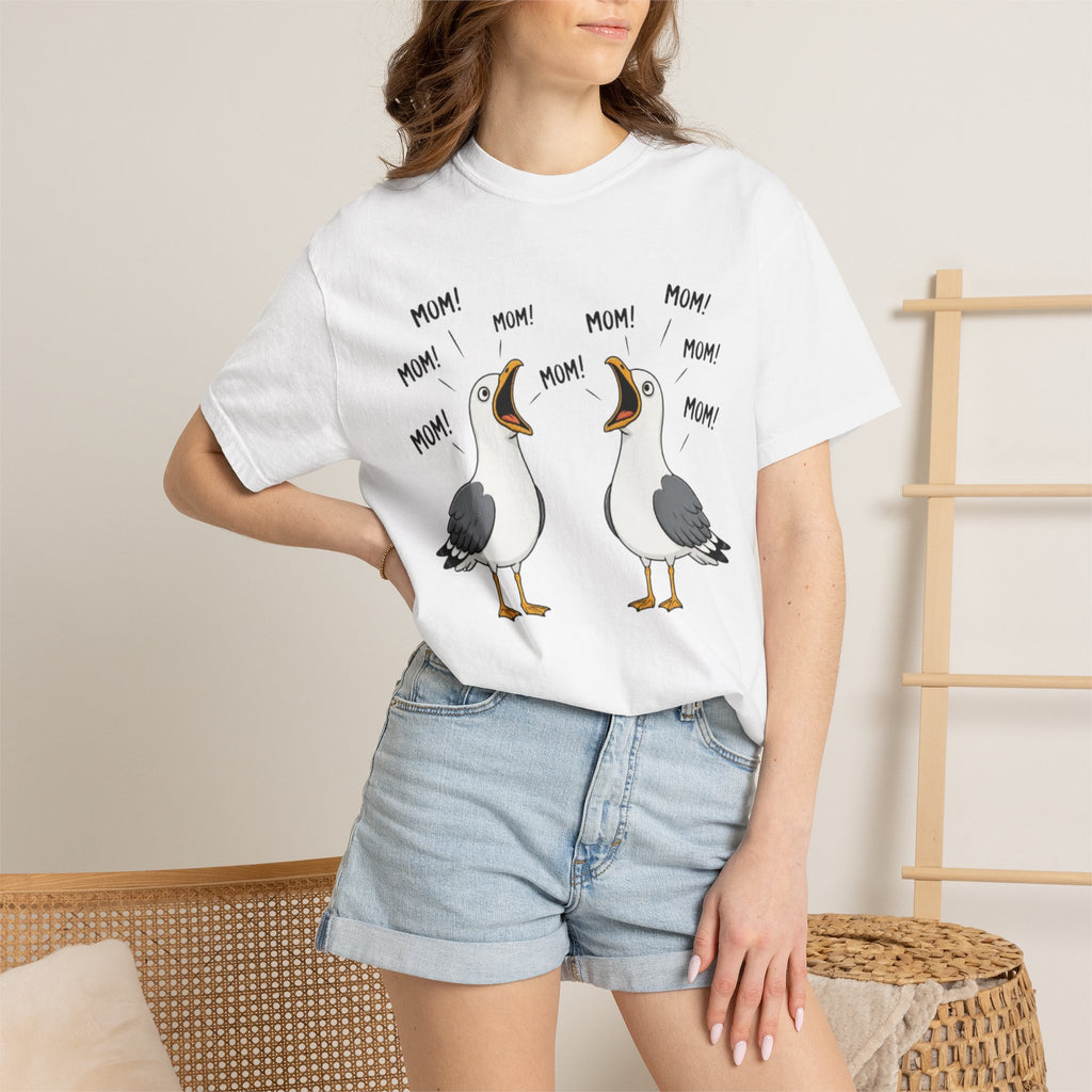 Seagull MOM MOM MOM Graphic T Shirt