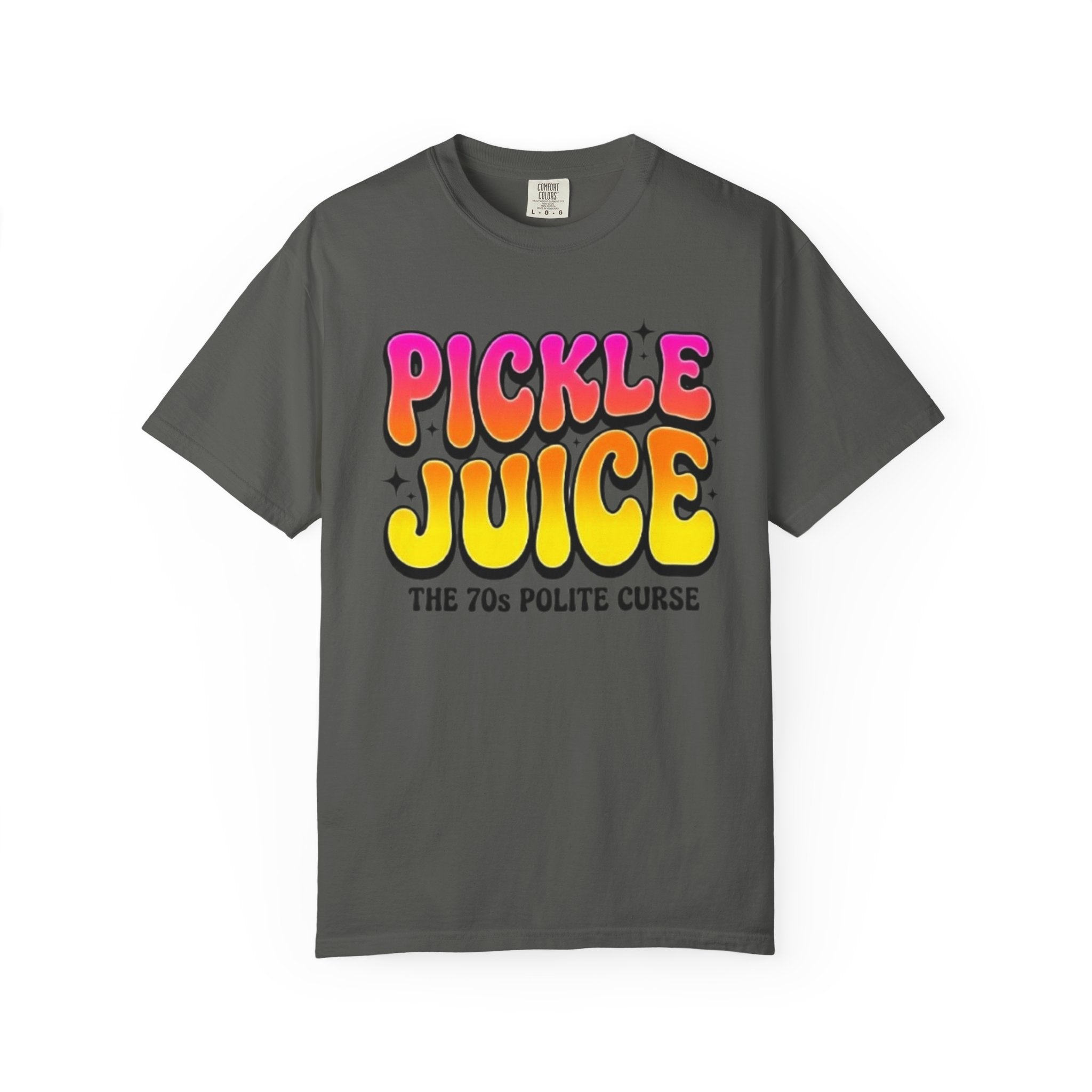 Pickle Juice Retro T-Shirt The 70s Polite Curse Vintage Graphic Tee
