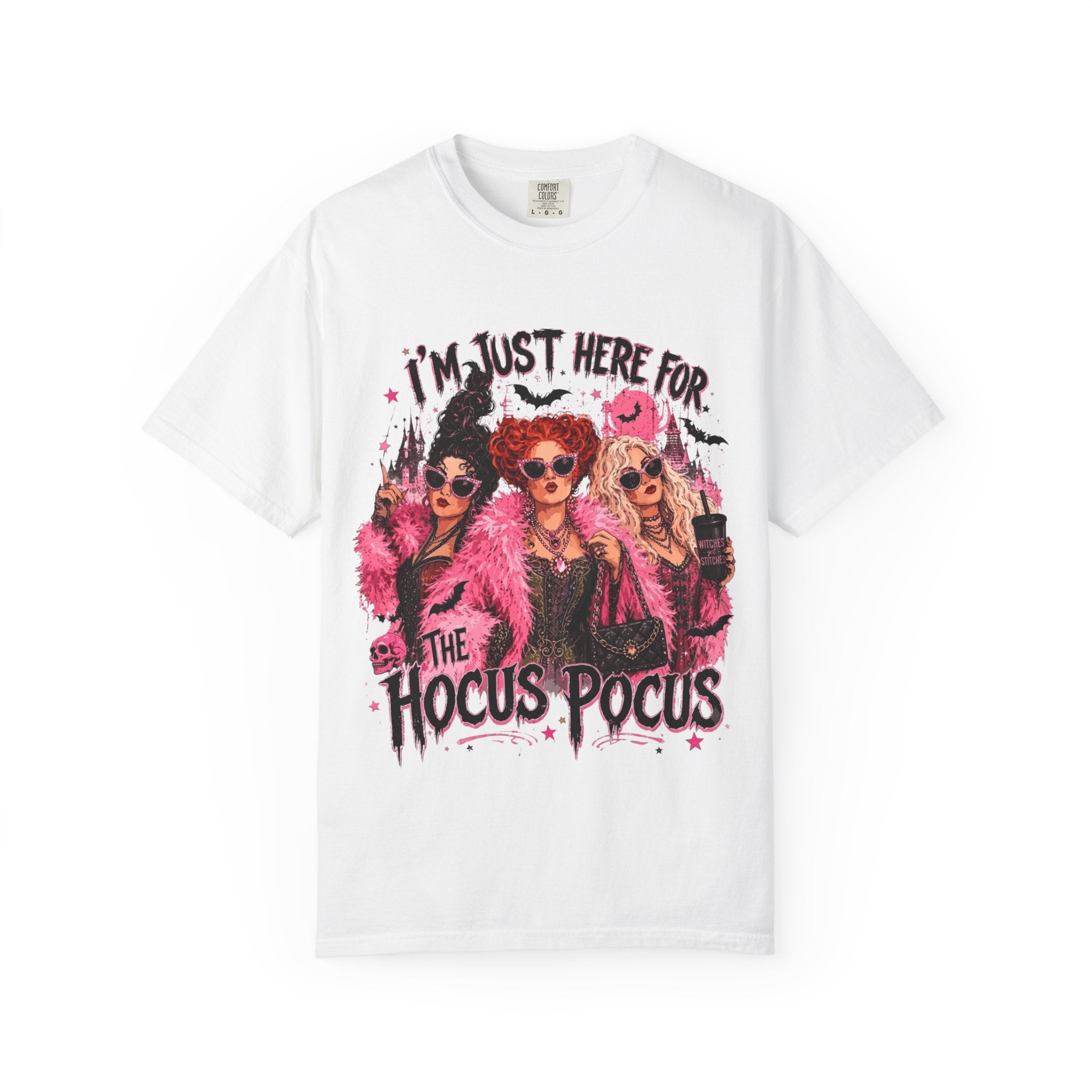 Hocus Pocus Graphic T Shirt Im Just Here for the Hocus Pocus Halloween Tee