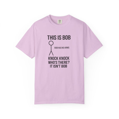 Bob Knock Knock T Shirt Funny Stick Figure This Is Bob Graphic Tee