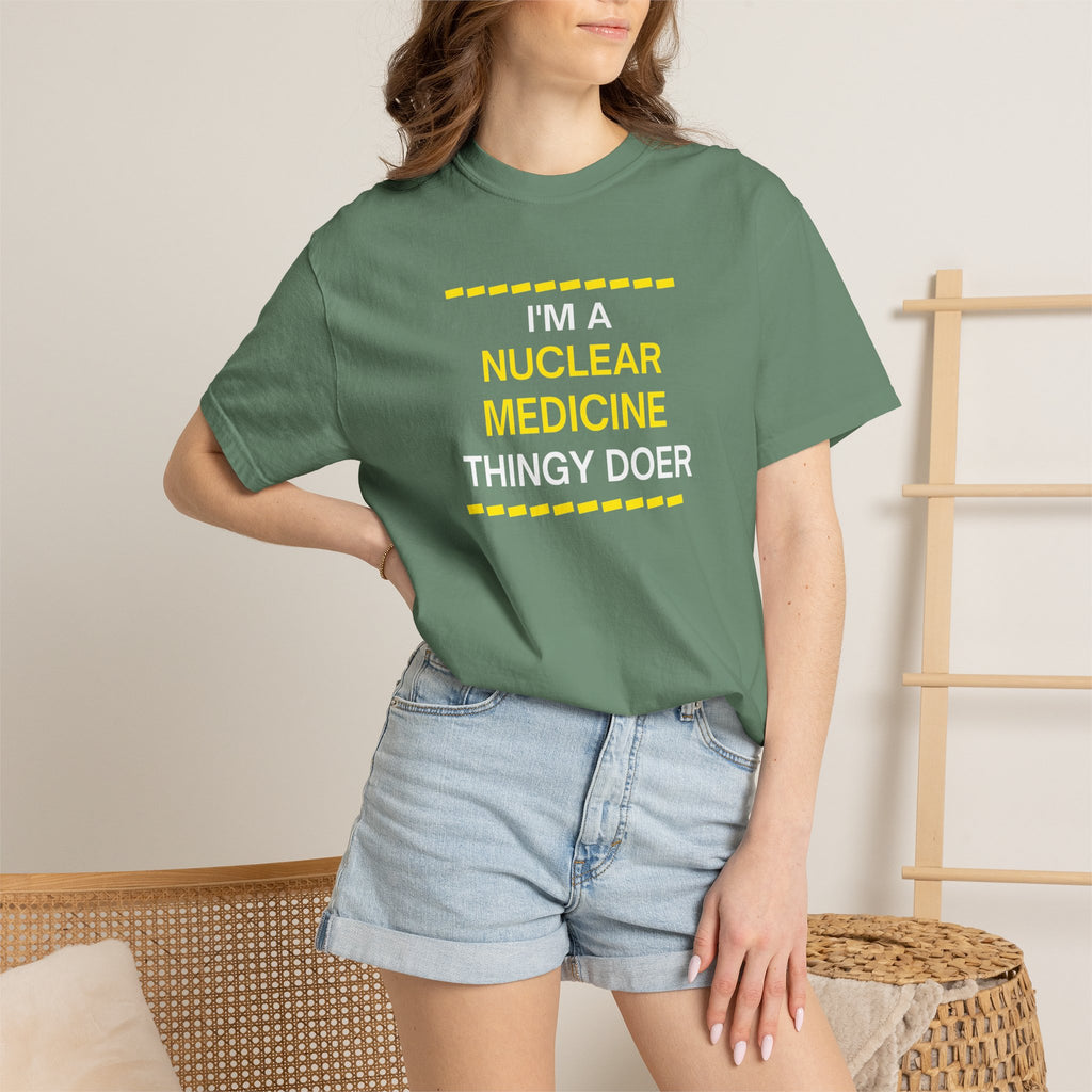 Nuclear Medicine Thingy Doer TShirt Funny Tech Medical Radiology Tee
