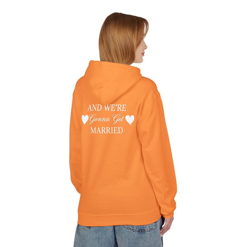 Engaged Couple Hoodie And We're Gonna Get Married Wedding Announcement Pullover
