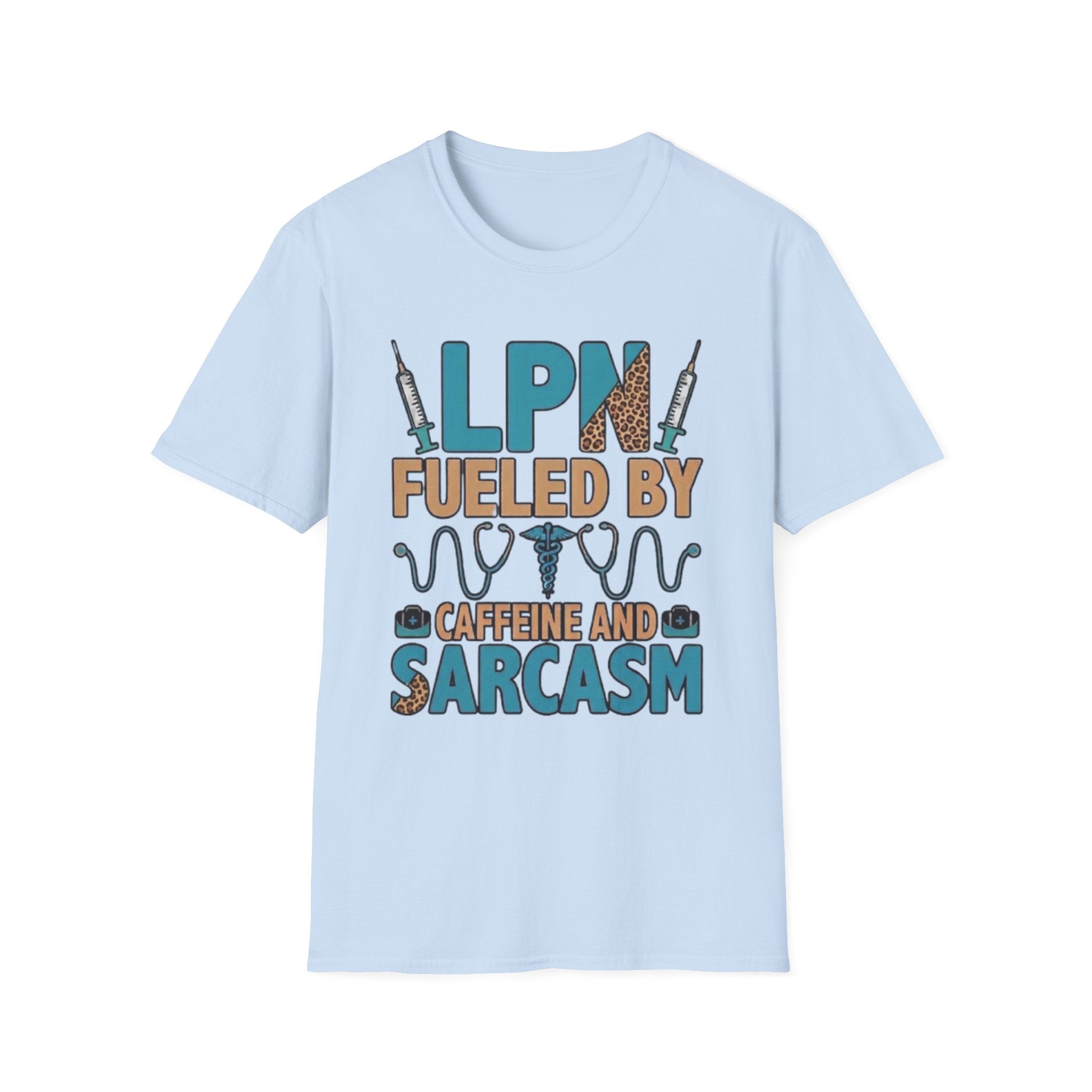 LPN Fueled By Caffeine & Sarcasm T‑Shirt