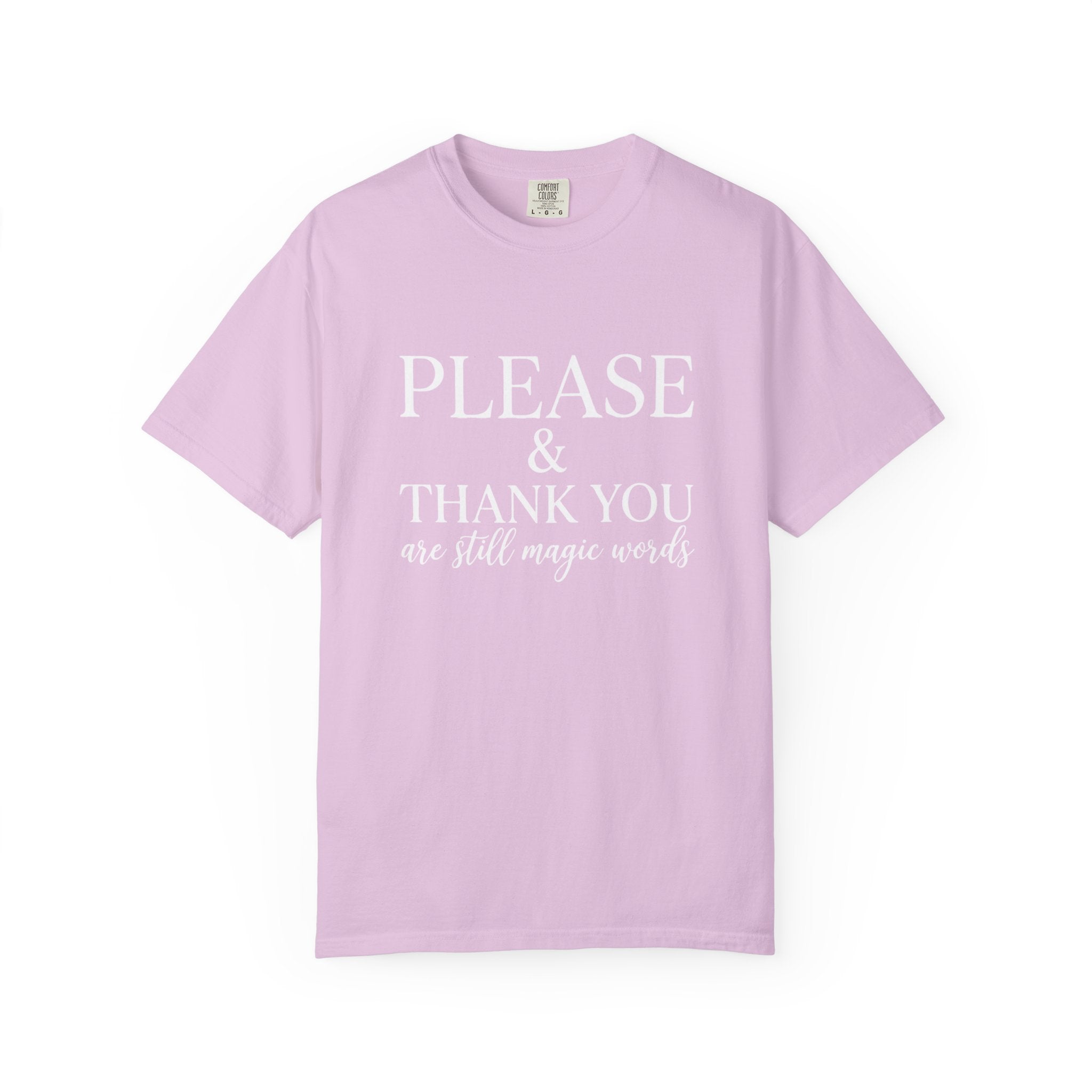 Please and Thank You T‑Shirt Please and Thank You are still magic words Graphic Tee