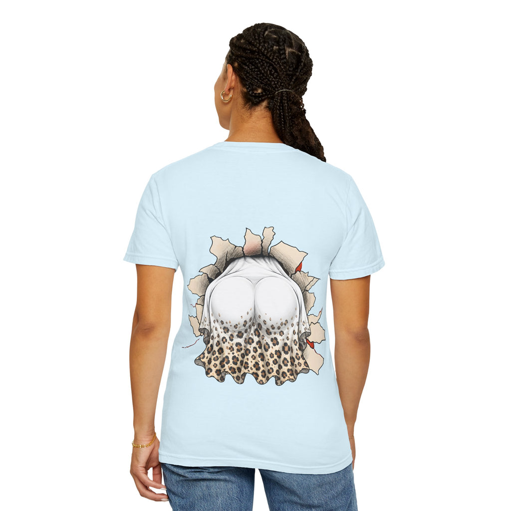 Halloween Gnome T-Shirt Funny Bubblegum Ghost and Leopard Butt Graphic Tee
