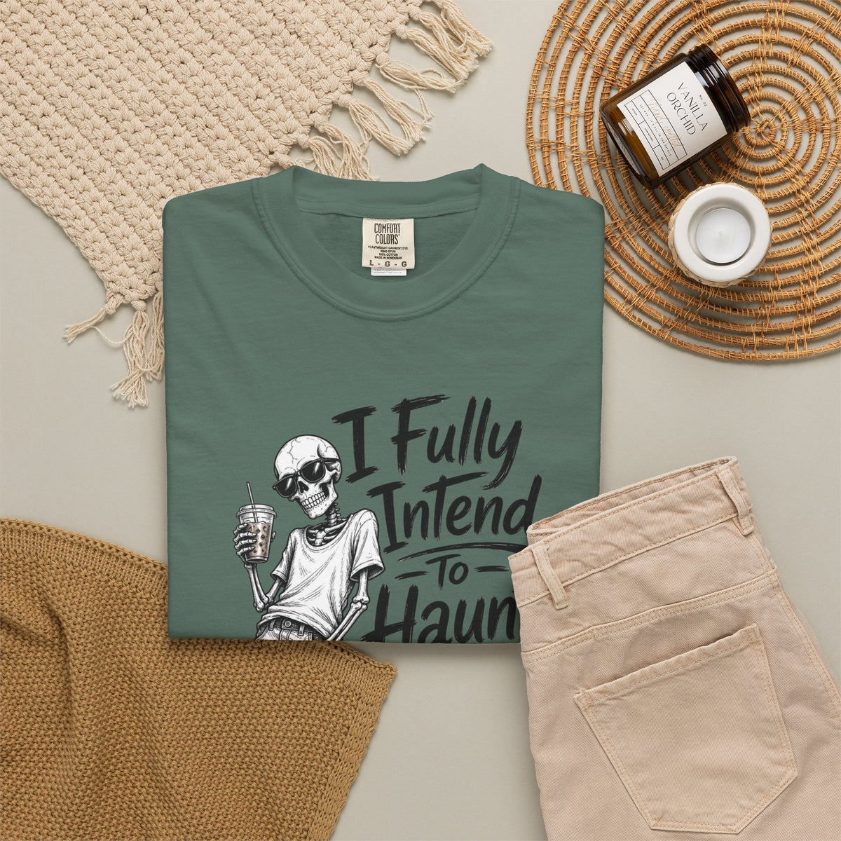 Funny Halloween T Shirt I Fully Intend to Haunt People When I Die I Have a List