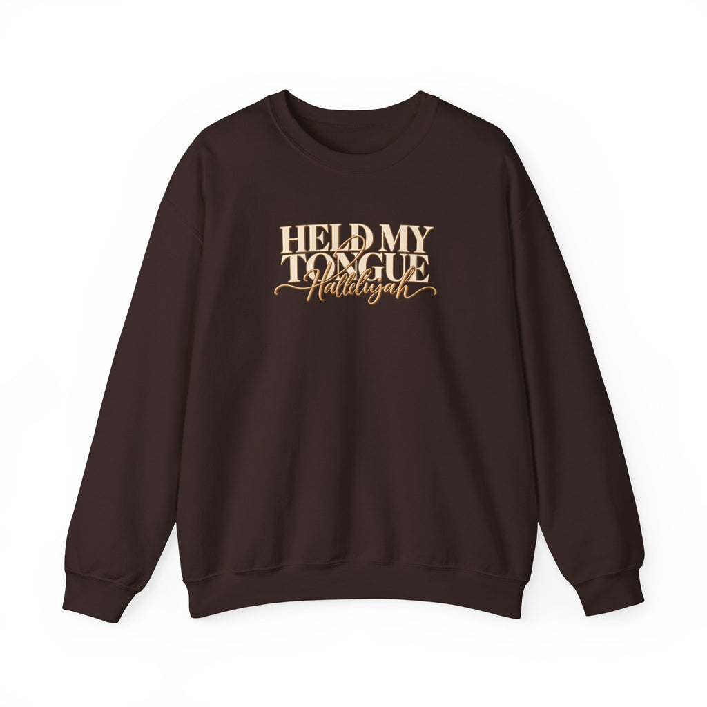 Held My Tongue Hallelujah Sweatshirt, Funny Christian Shirt, Faith Based Sweatshirt, Southern Humor Gift, Christian Women Gift