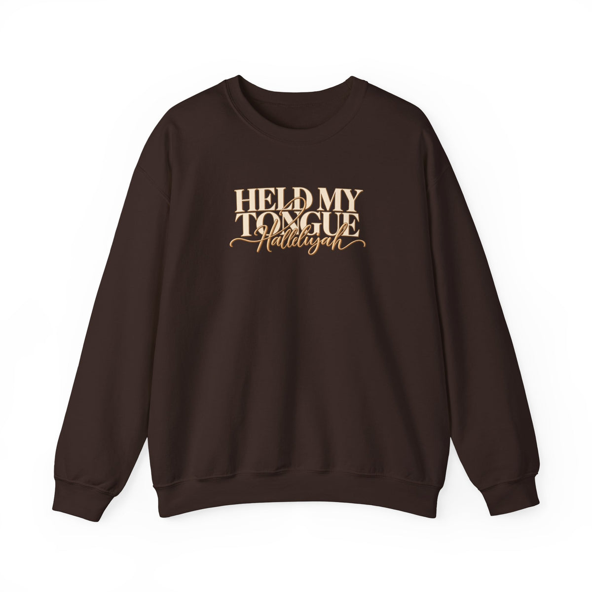 Held My Tongue Hallelujah Sweatshirt, Funny Christian Shirt, Faith Based Sweatshirt, Southern Humor Gift, Christian Women Gift