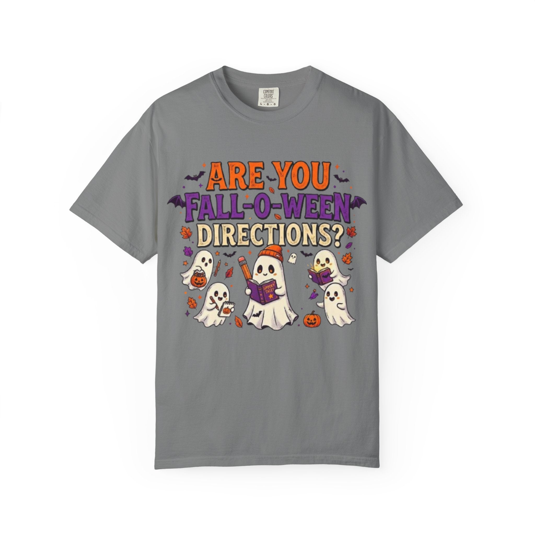 Are You Fall-O-Ween Directions? Halloween Ghosts Graphic T-Shirt