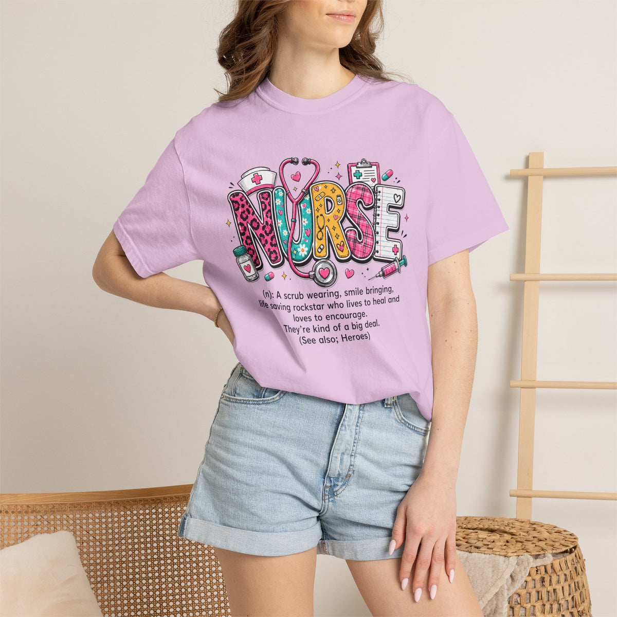 Nurse Shirt for Women, Cute Nurse T-Shirt, Registered Nurse Gift, Nursing Tee, Healthcare Worker Gift, Nurse Appreciation Shirt