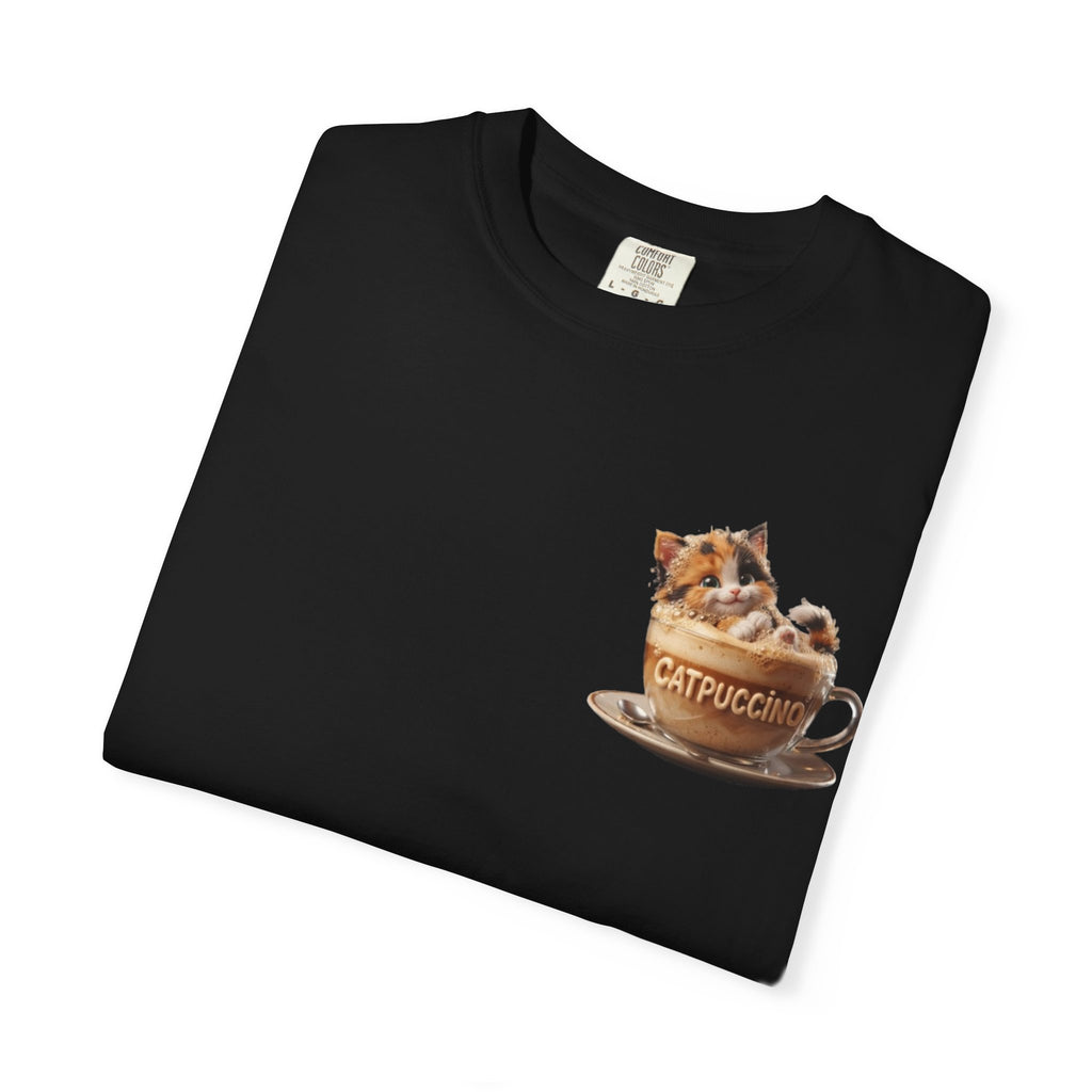 Cat in Cappuccino Cup T Shirt