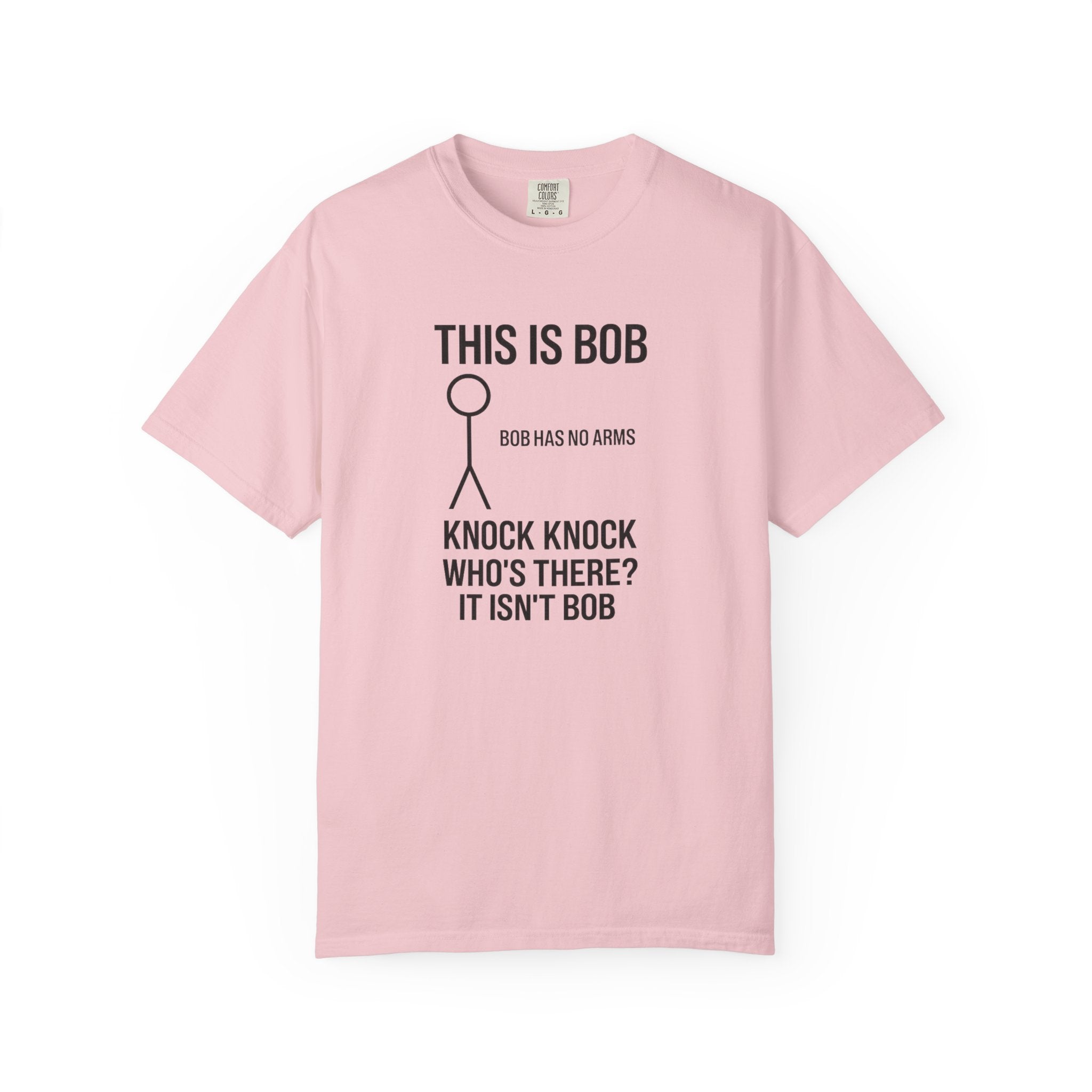 Bob Knock Knock T Shirt Funny Stick Figure This Is Bob Graphic Tee