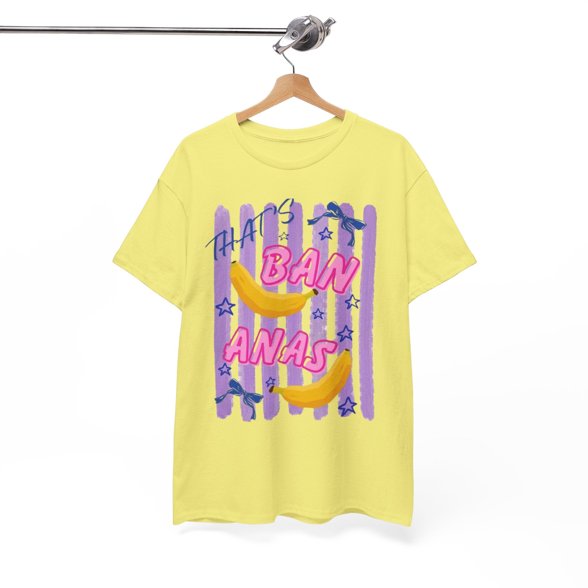 Bananas Graphic Tee — Playful Retro Banana Design with 'Ban Anas' Text