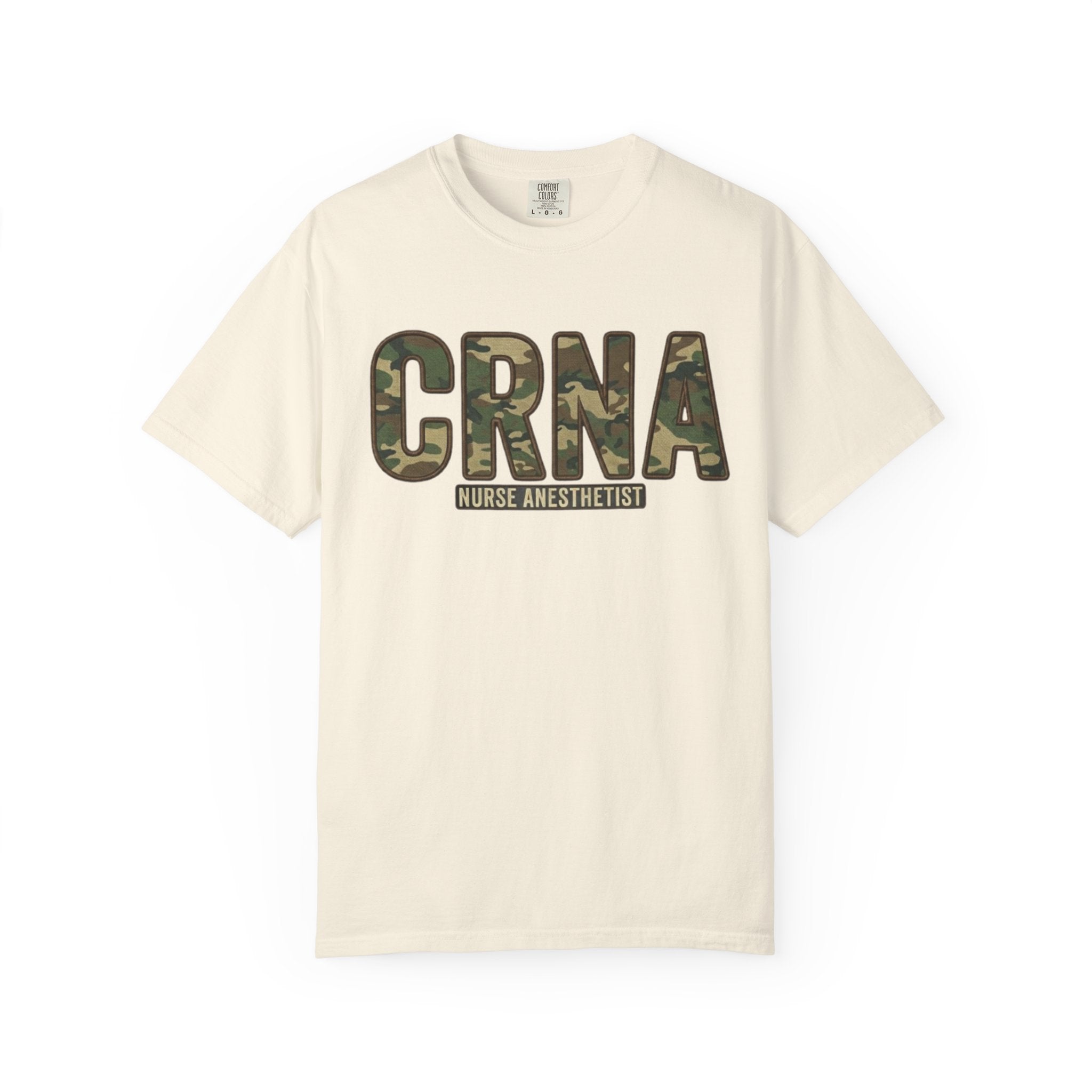 CRNA Camo T-Shirt — Nurse Anesthetist Military Style