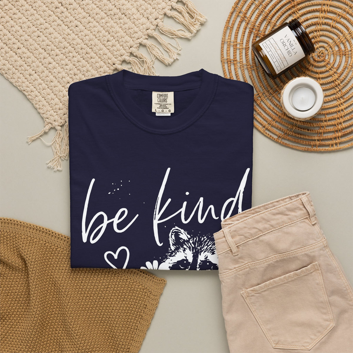 Tee Shirt Be Kind  of Feral Raccoon Graphic Tee