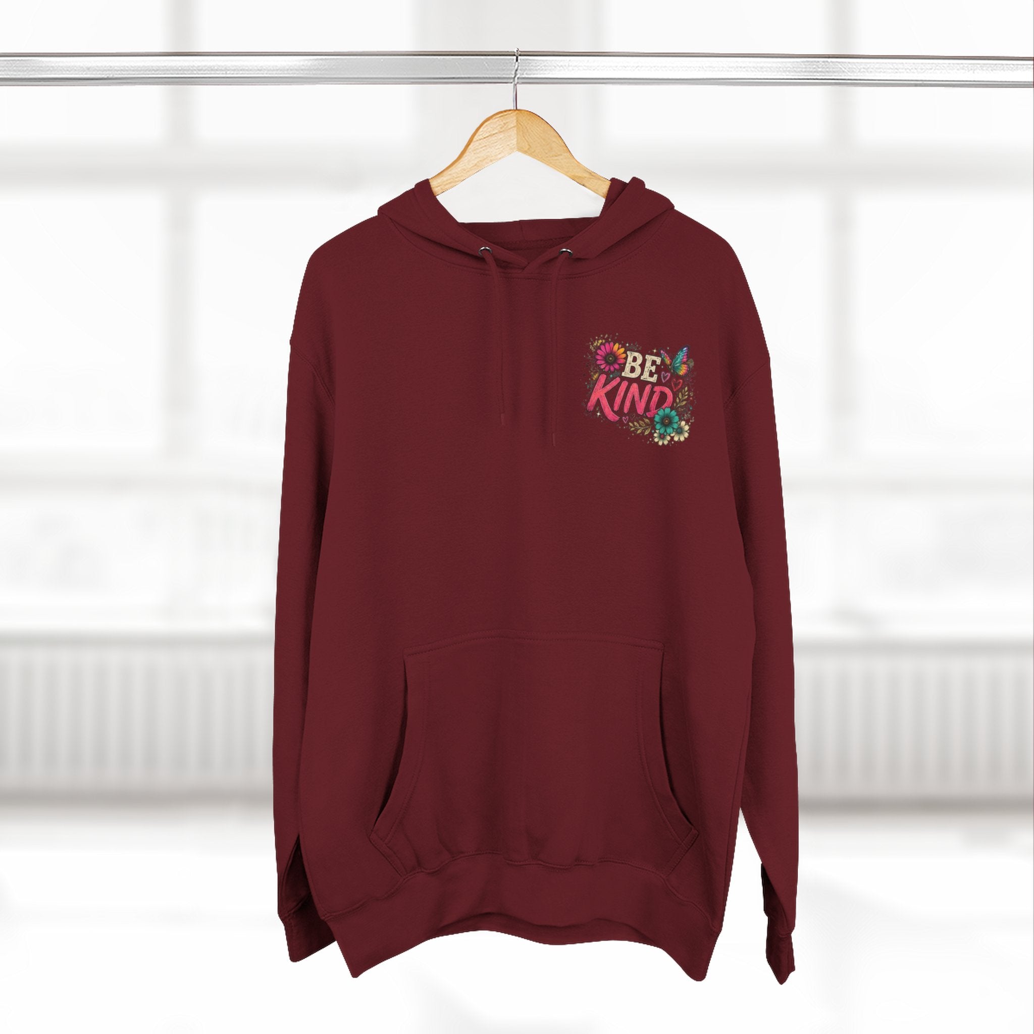 Hoodie Dont Let the Ugly Kill the Beauty in You Floral Graphic Hoodie