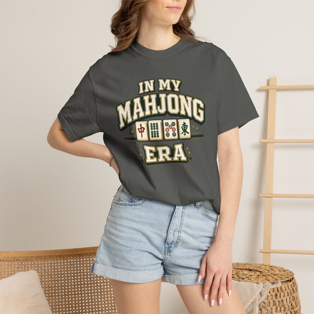 Mahjong T Shirt In My Mahjong Era Graphic Tee for Players and Fans