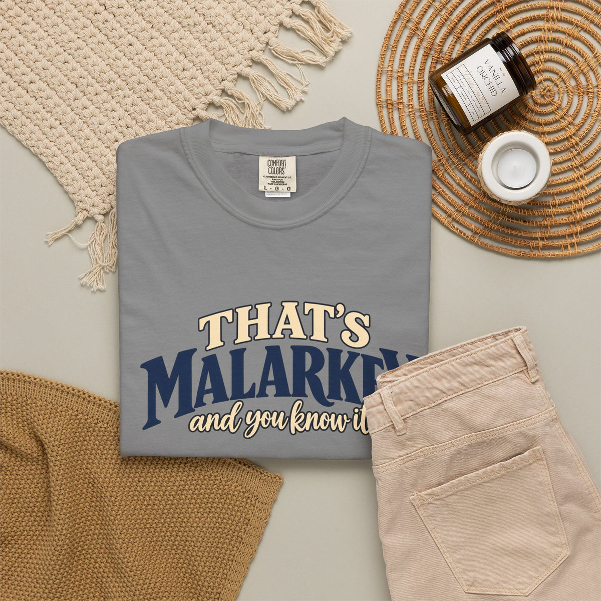 Thats Malarkey and you know it T Shirt | Slang Tee