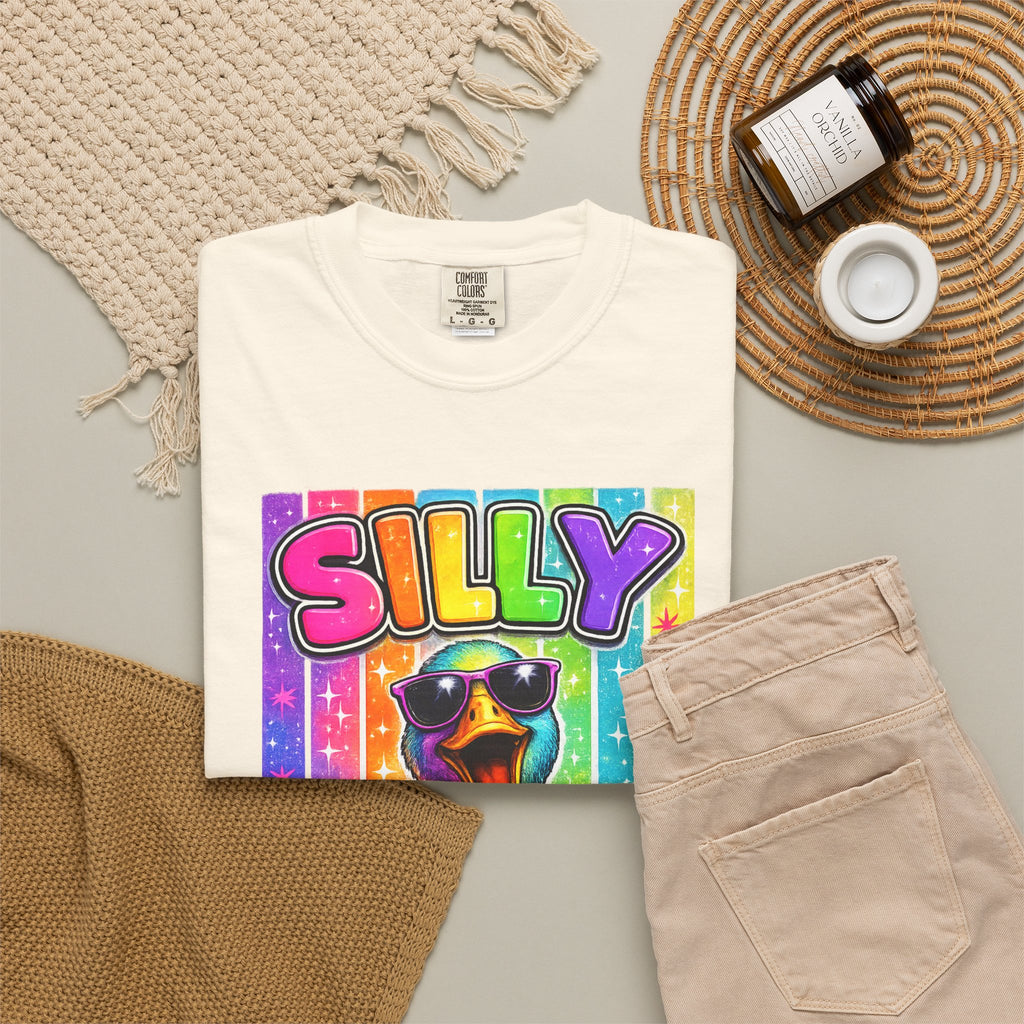 Silly Rainbow Goose T Shirt