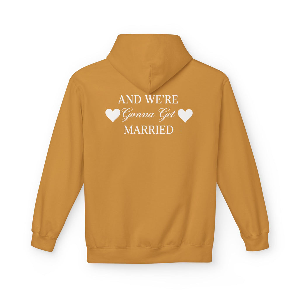 Engaged Couple Hoodie And We're Gonna Get Married Wedding Announcement Pullover