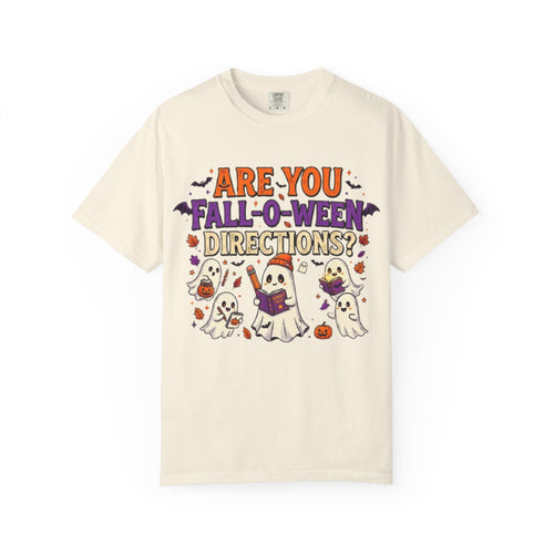 Are You Fall-O-Ween Directions? Halloween Ghosts Graphic T-Shirt