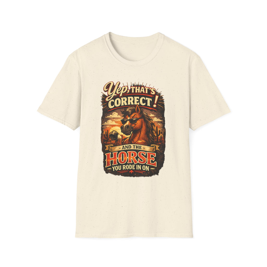 Yep That’s Correct! Horse Retro Graphic T‑Shirt
