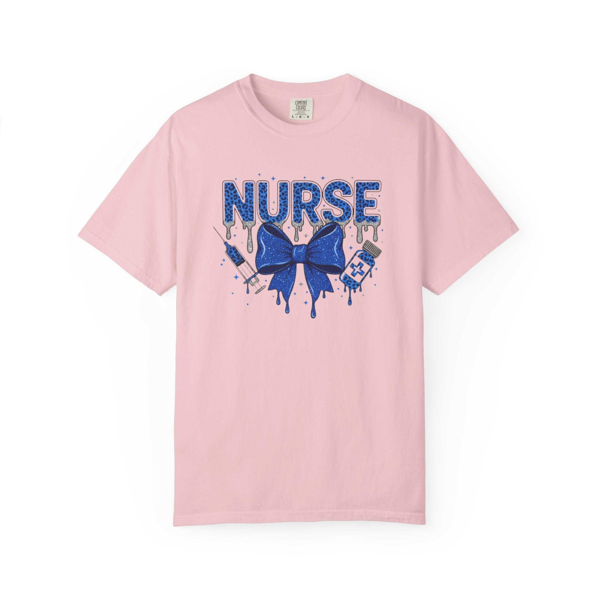 Nurse Blue Ribbon Graphic T Shirt Medical Nurse Appreciation Tee
