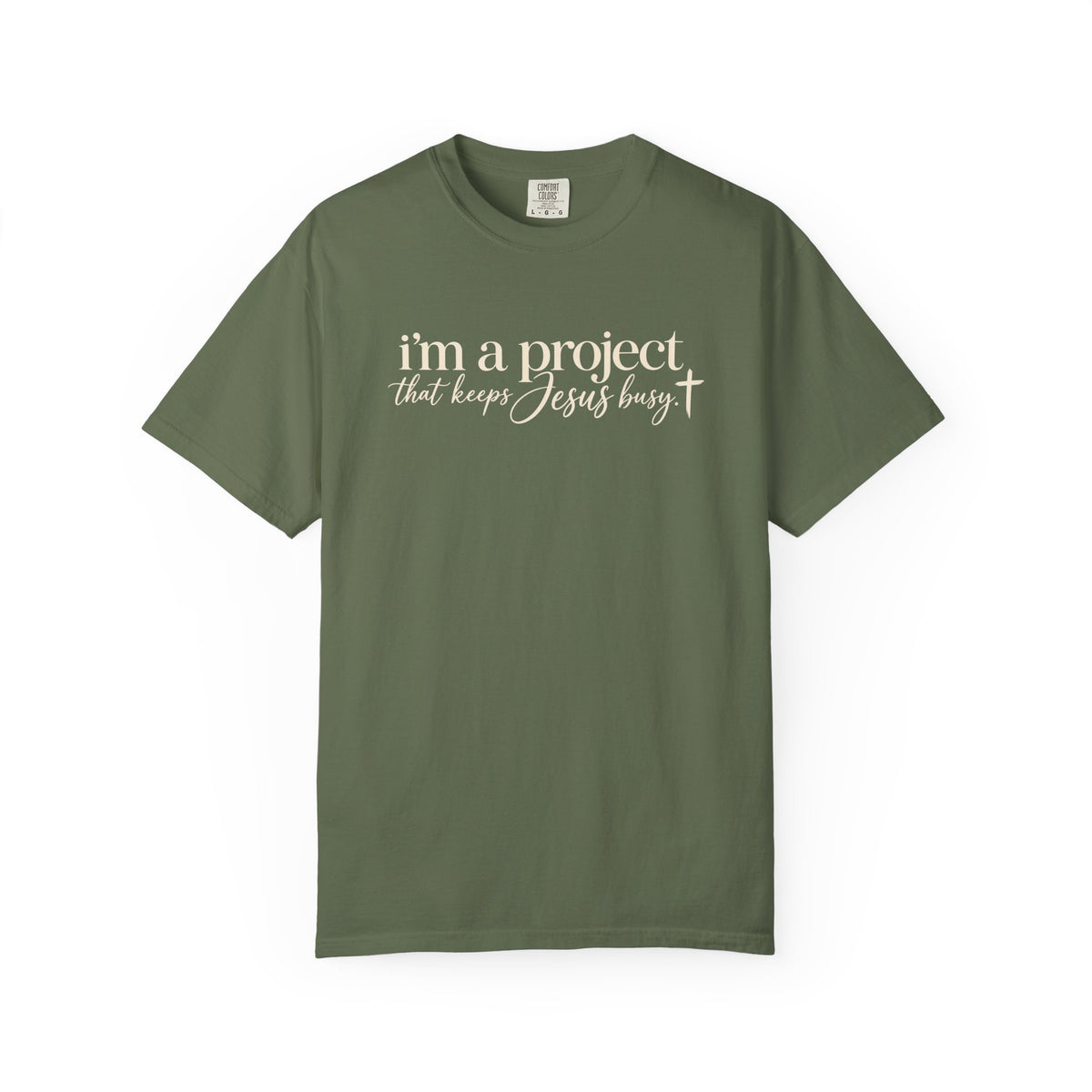 Im a Project That Keeps Jesus Busy Tee Shirt