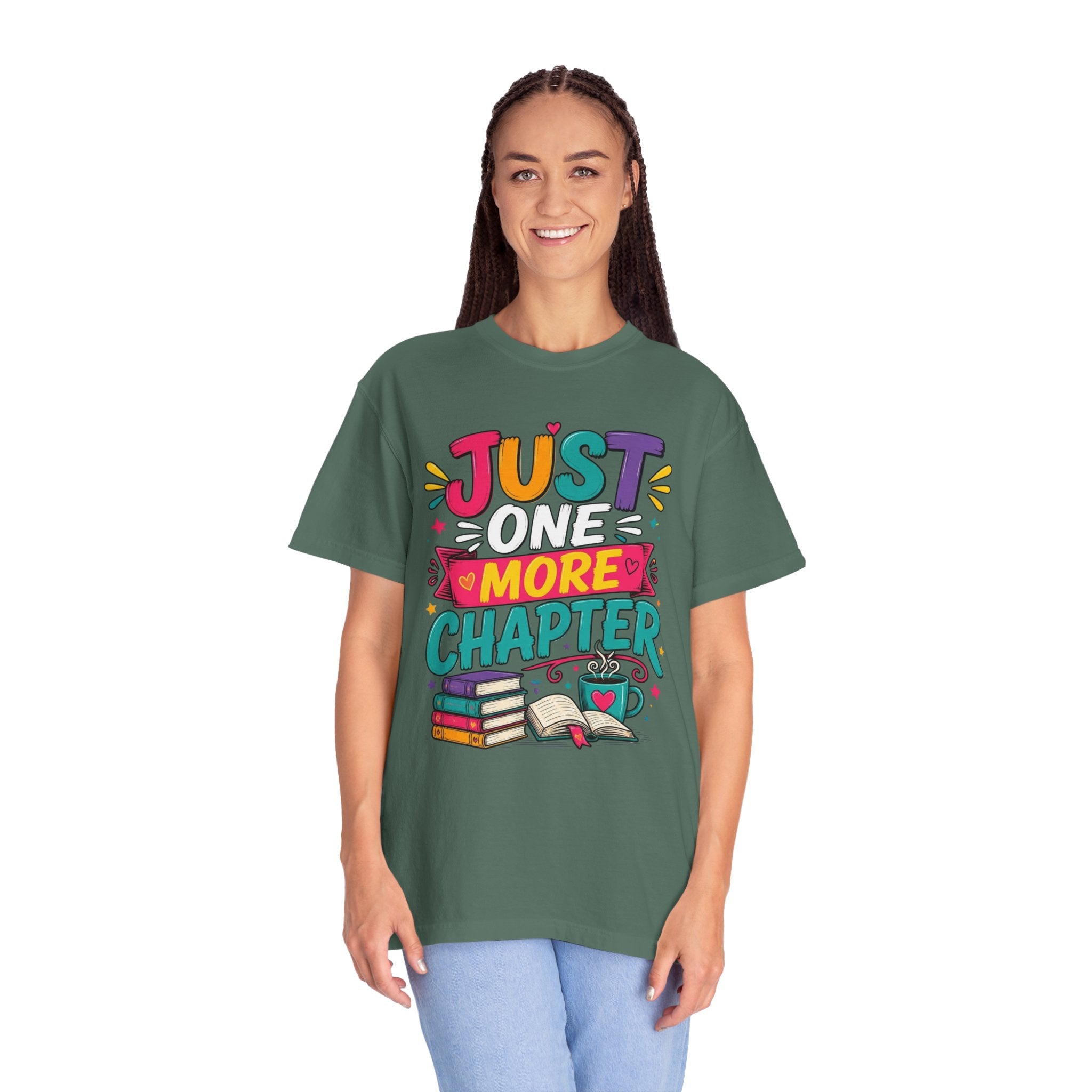 T-Shirt  Just One More Chapter Book Lover Graphic Tee