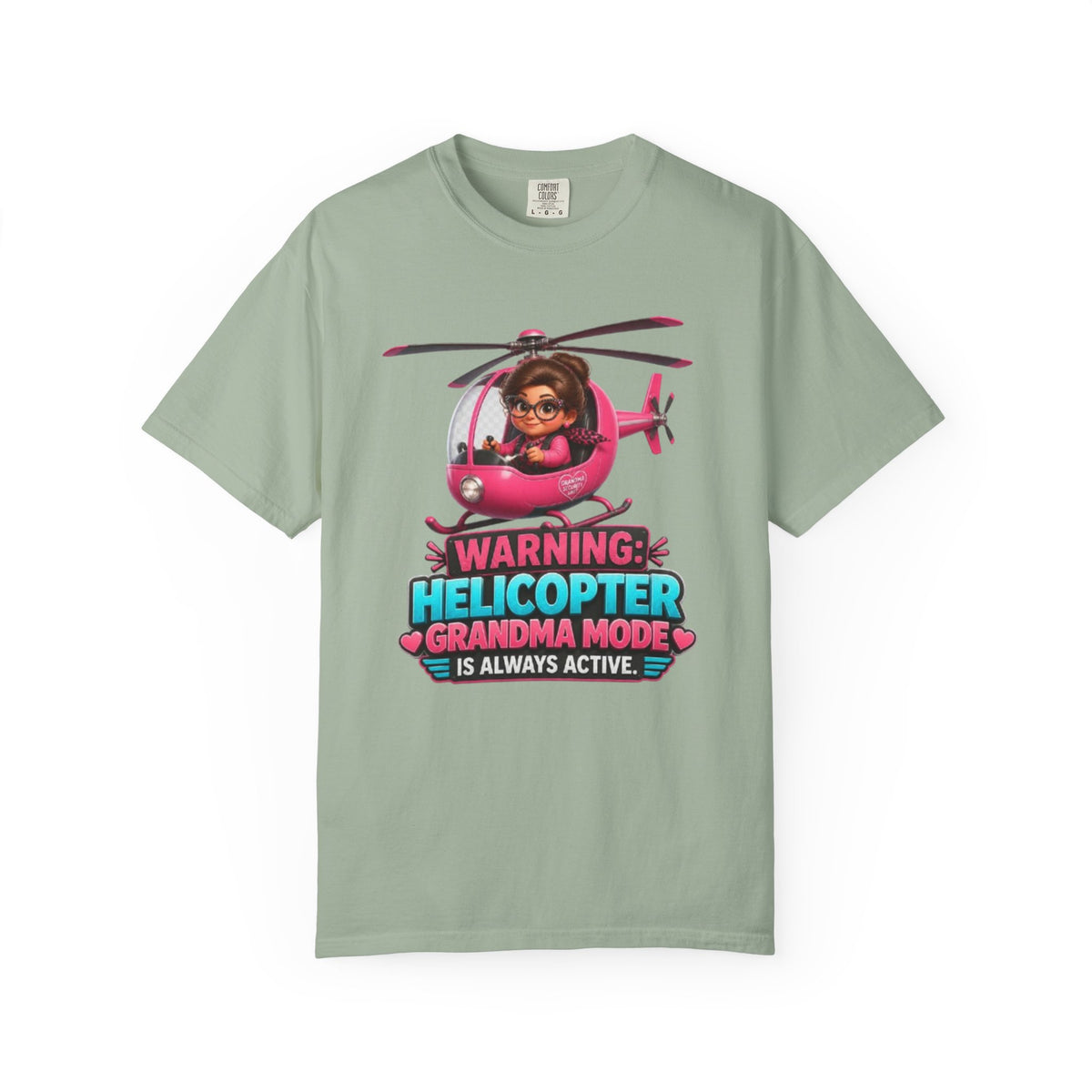 Helicopter Grandma T Shirt Warning Helicopter Grandma Mode Is Always Active