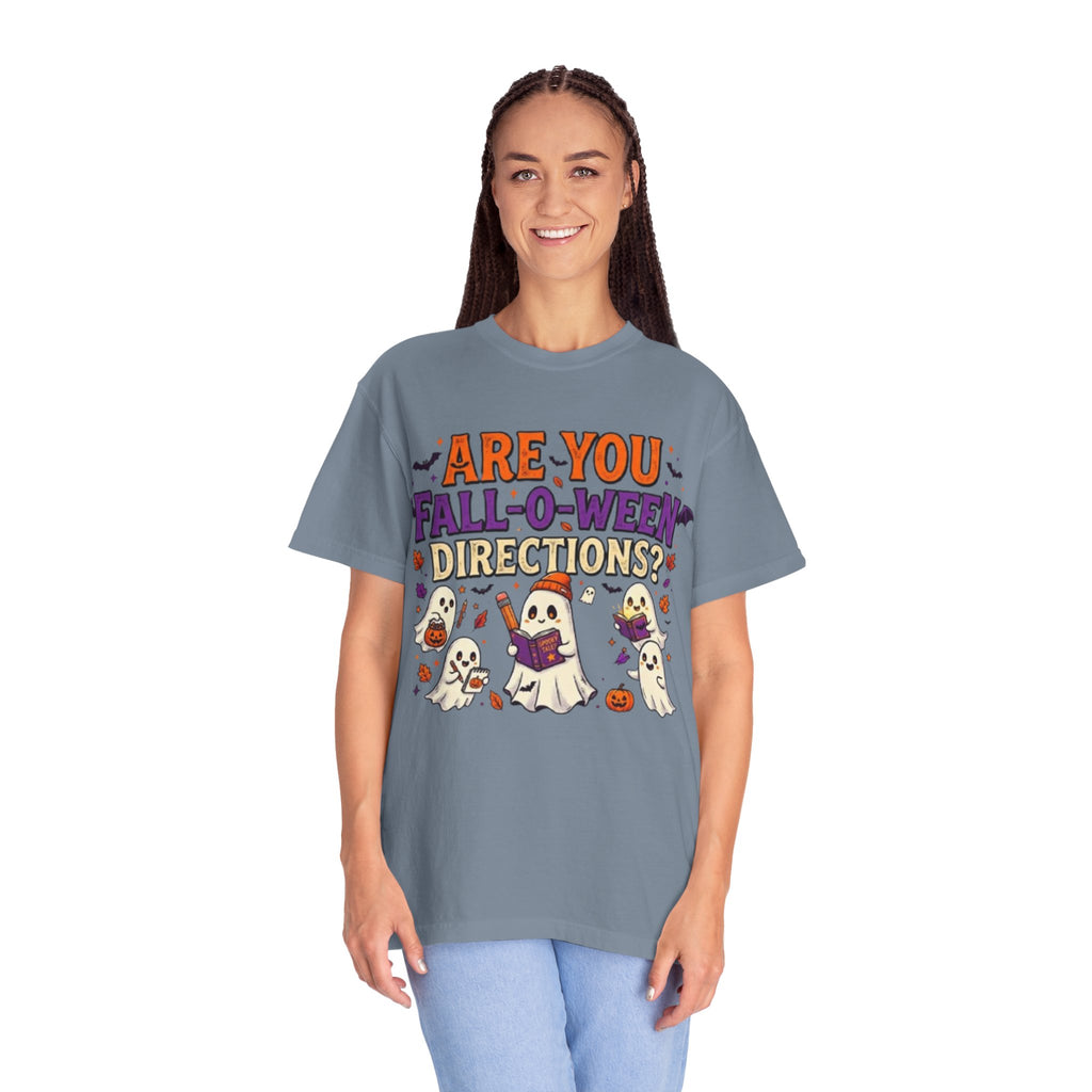 Are You Fall-O-Ween Directions? Halloween Ghosts Graphic T-Shirt