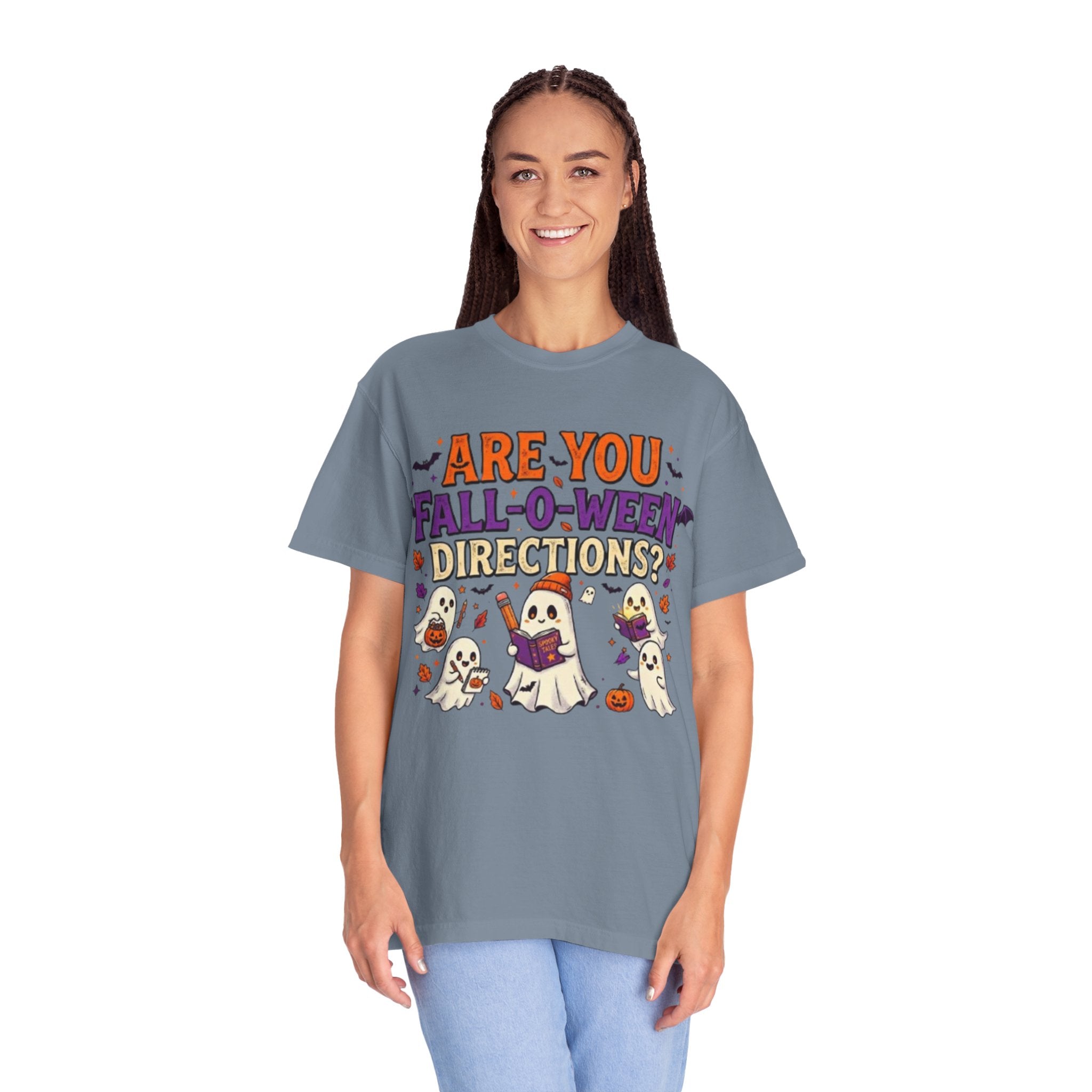 Are You Fall-O-Ween Directions? Halloween Ghosts Graphic T-Shirt