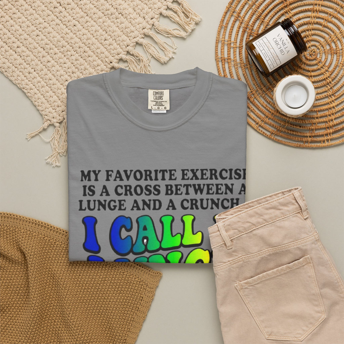 I Call It Lunch T-Shirt Funny Fitness Food Quote Tee