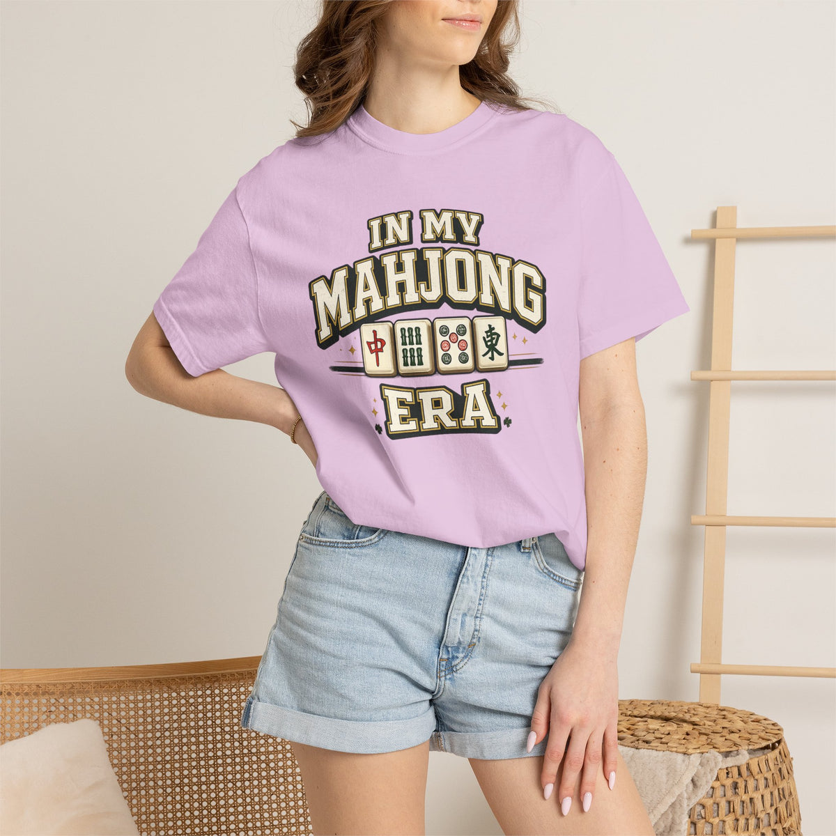 Mahjong T Shirt In My Mahjong Era Graphic Tee for Players and Fans