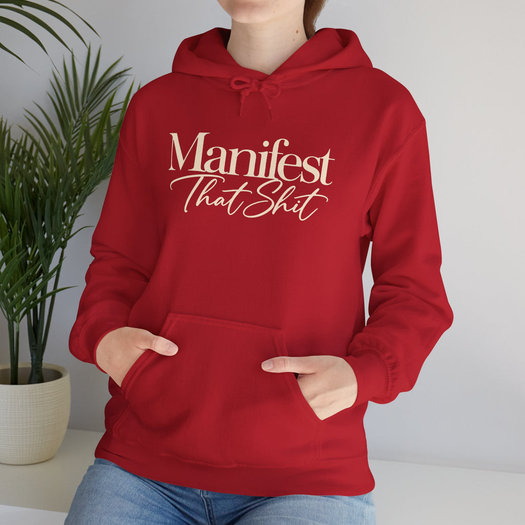 Hoodie Manifest That Shit Minimal Script Pullover