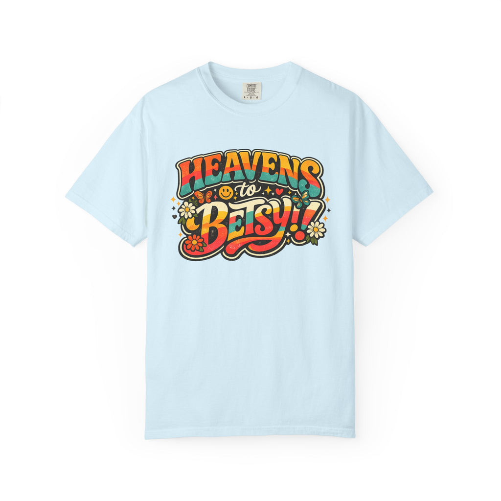 Heavens to Betsy Retro Floral Graphic T Shirt