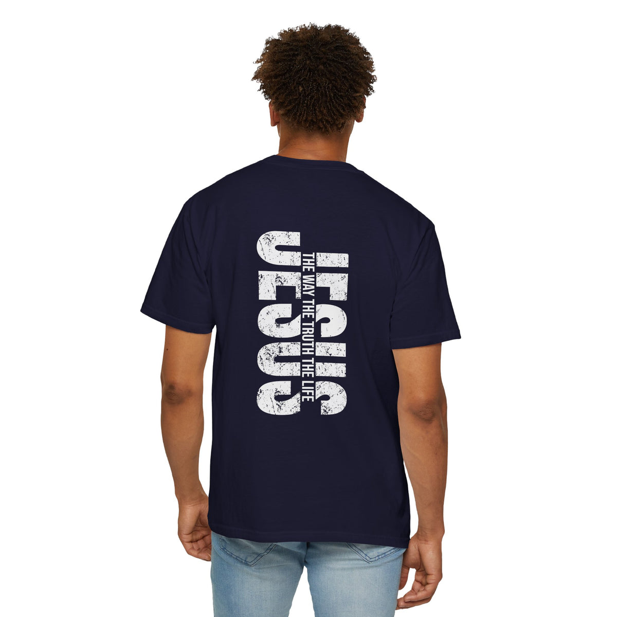 Christian Cross Tee Shirt Jesus Is The Way The Truth The Life Graphic Tee