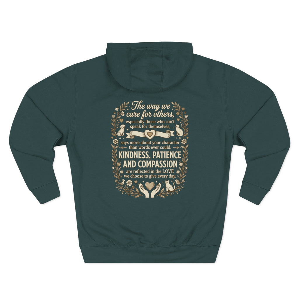 Inspirational Love Quote Hoodie The Way You Love Is A Reflection of You Fleece Pullover