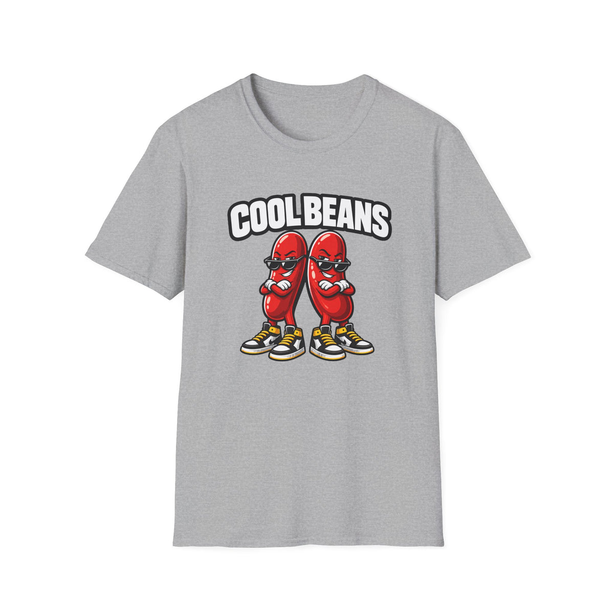 Cool Beans T‑Shirt — Retro Cartoon Funny Graphic Tee