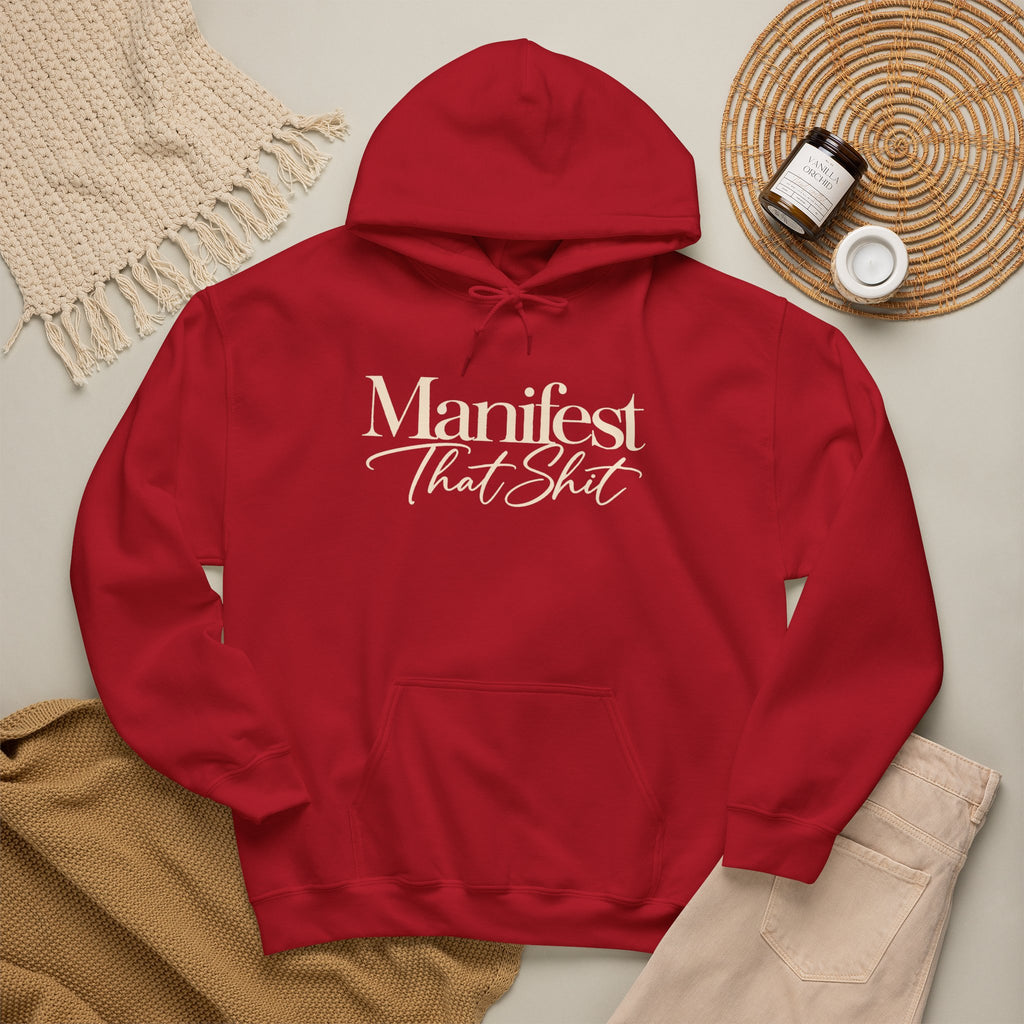 Hoodie Manifest That Shit Minimal Script Pullover